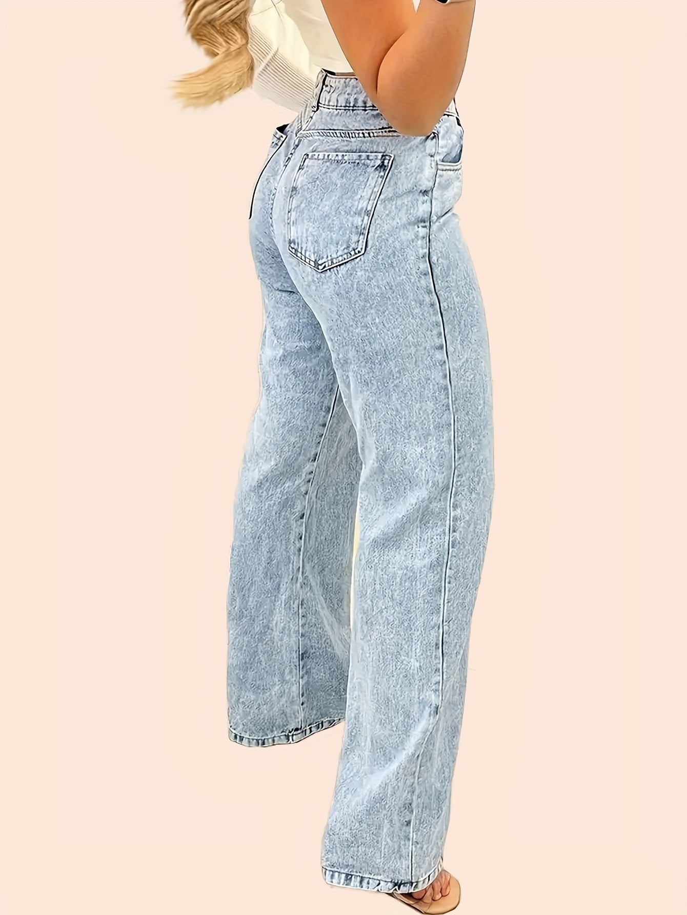 High Rise Loose Fit Jeans