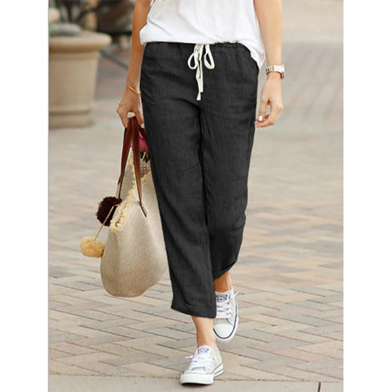 Elegant Y2K Drawstring Pants