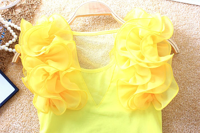 Ruffled Short Sleeve T-Shirt