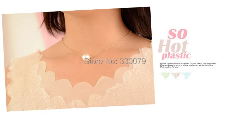 Sweet Imitation Pearl Necklace