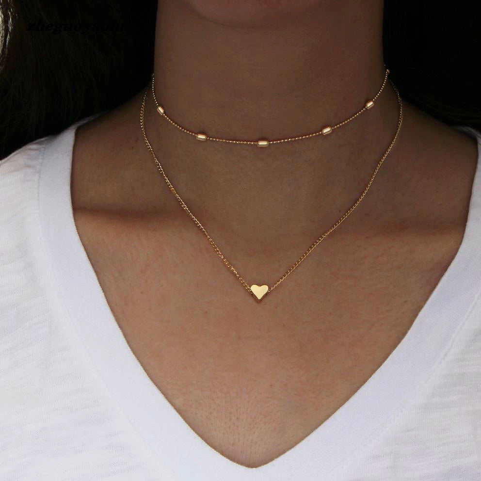 Simple Metal Statement Necklace