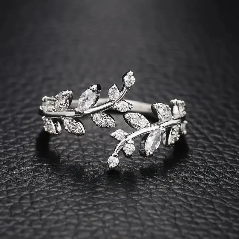 Tree Branch Charm Ring