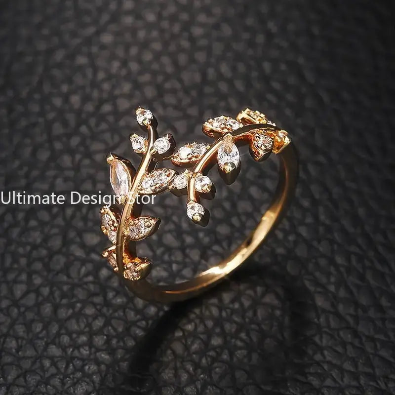 Tree Branch Charm Ring