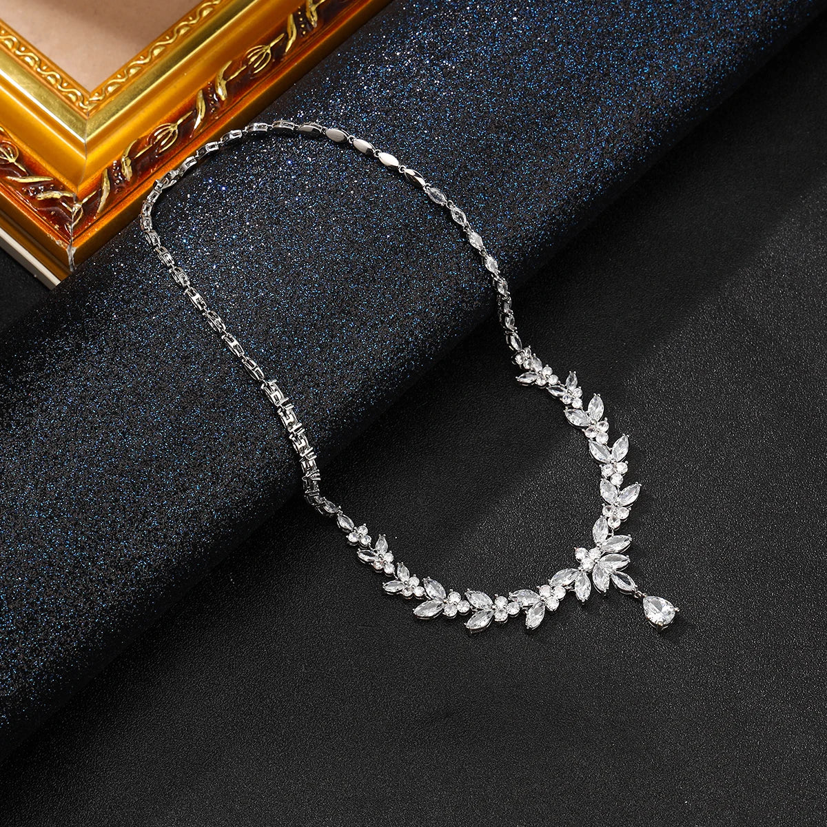 Marquise Cut CZ Necklace