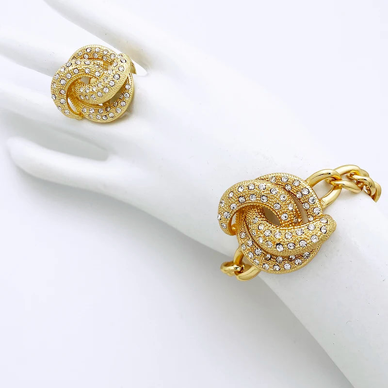 Luxury Gold Jewelry Set