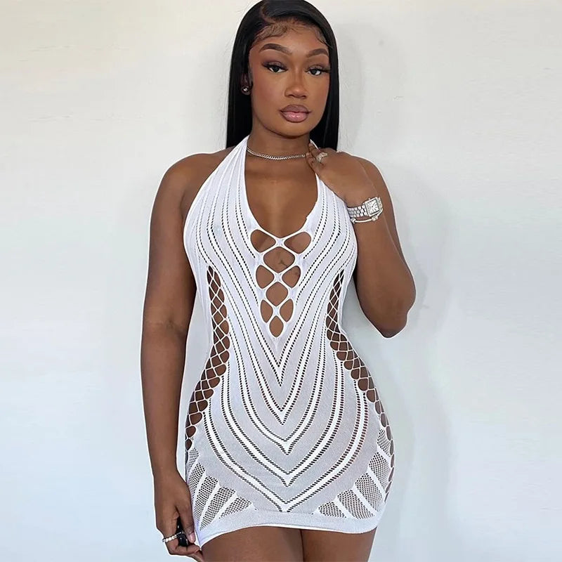 Siren Halter Mini Dress