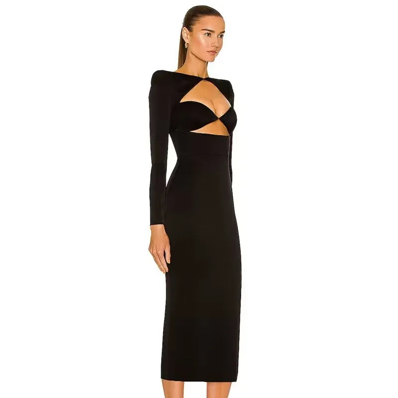 Midnight Allure Bodycon Dress