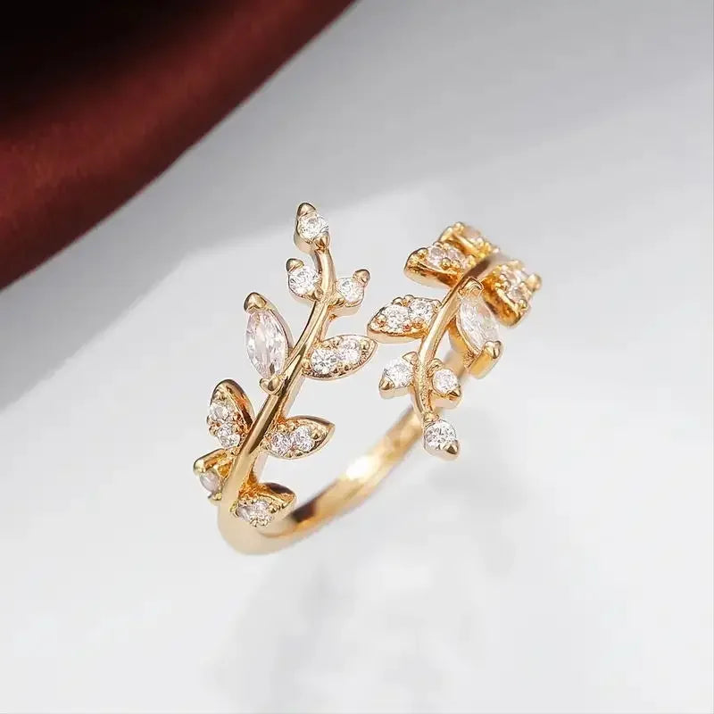 Tree Branch Charm Ring