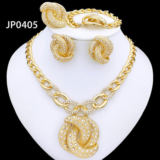 Luxury Gold Jewelry Set