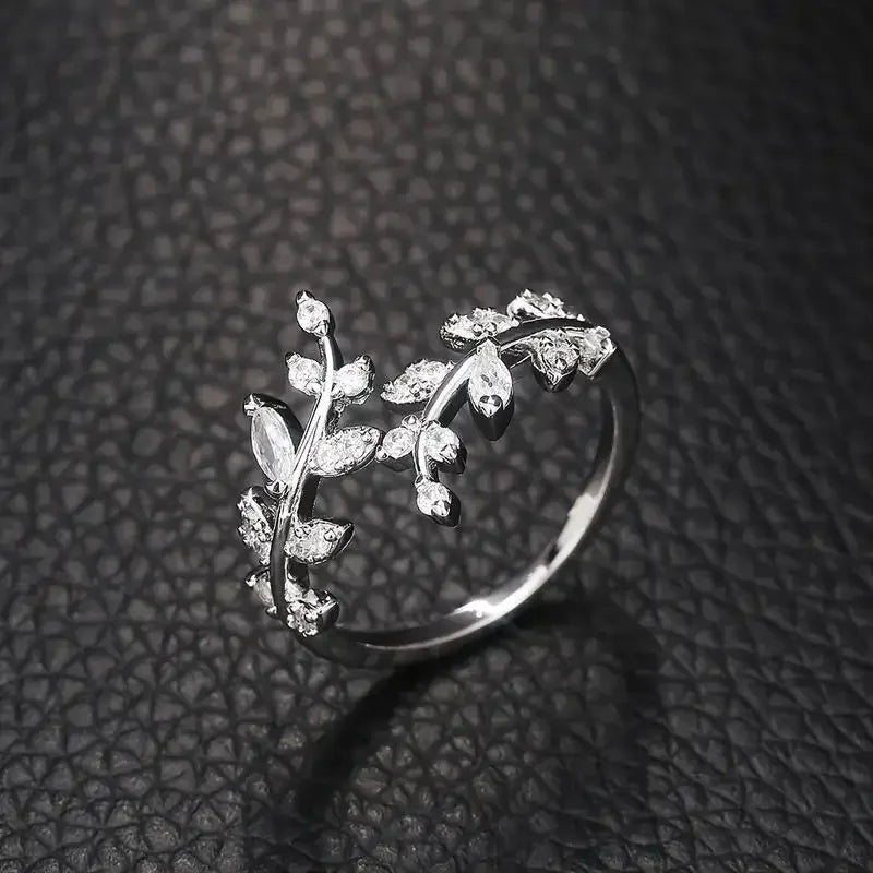 Tree Branch Charm Ring