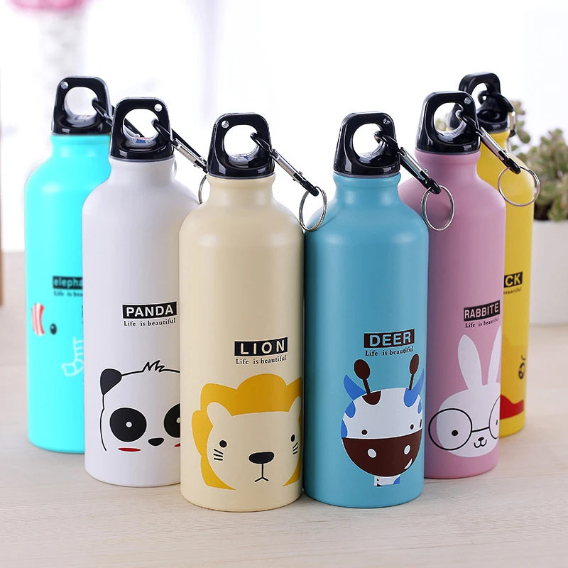 Bolttle Lovely Animals Creative Gift Outdoor Portable SportsCycling Camping Hiking Bicycle School Kids Water Bottle