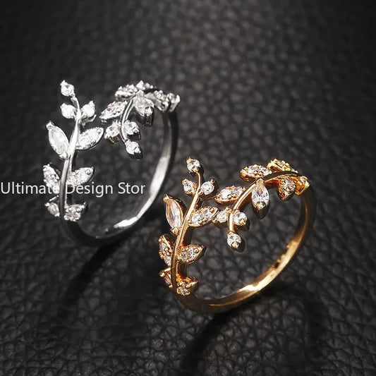 Tree Branch Charm Ring