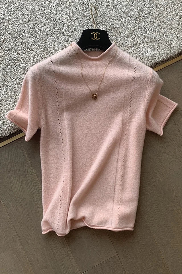 Casual Cotton Knit Pullover