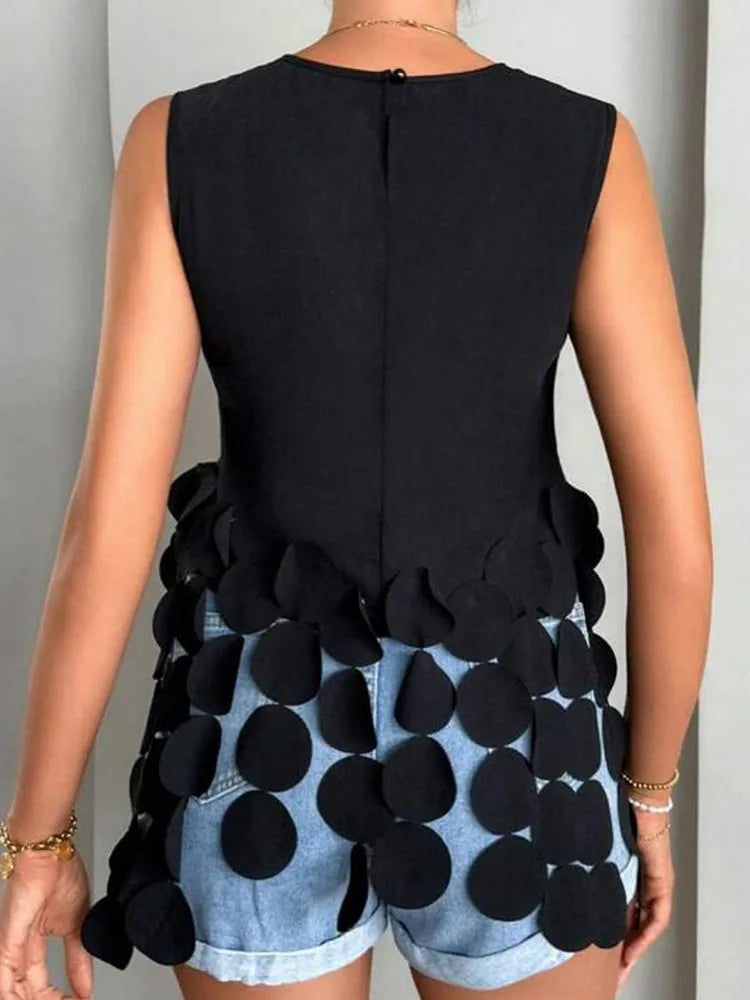 Stylish Slimming Patchwork Vest