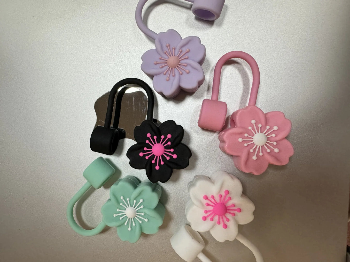 Cute Bow Straw Covers