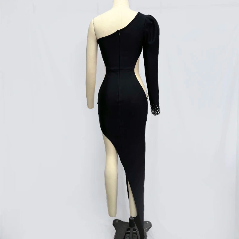 Glamorous Diamond Bandage Dress