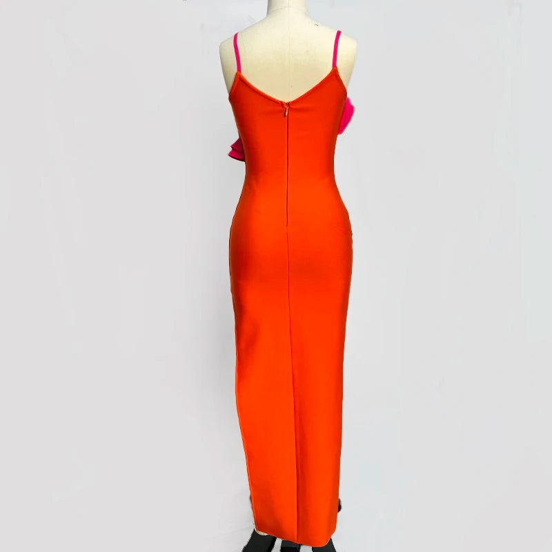 Tangerine Dream Bandage Dress