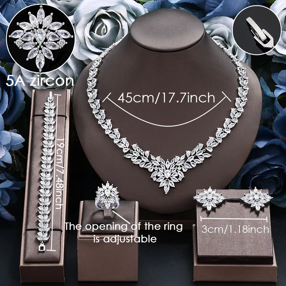 Water Droplet Bridal Jewelry Se