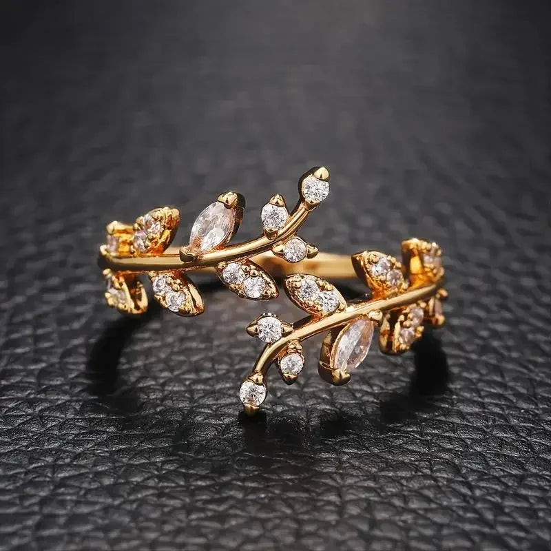 Tree Branch Charm Ring