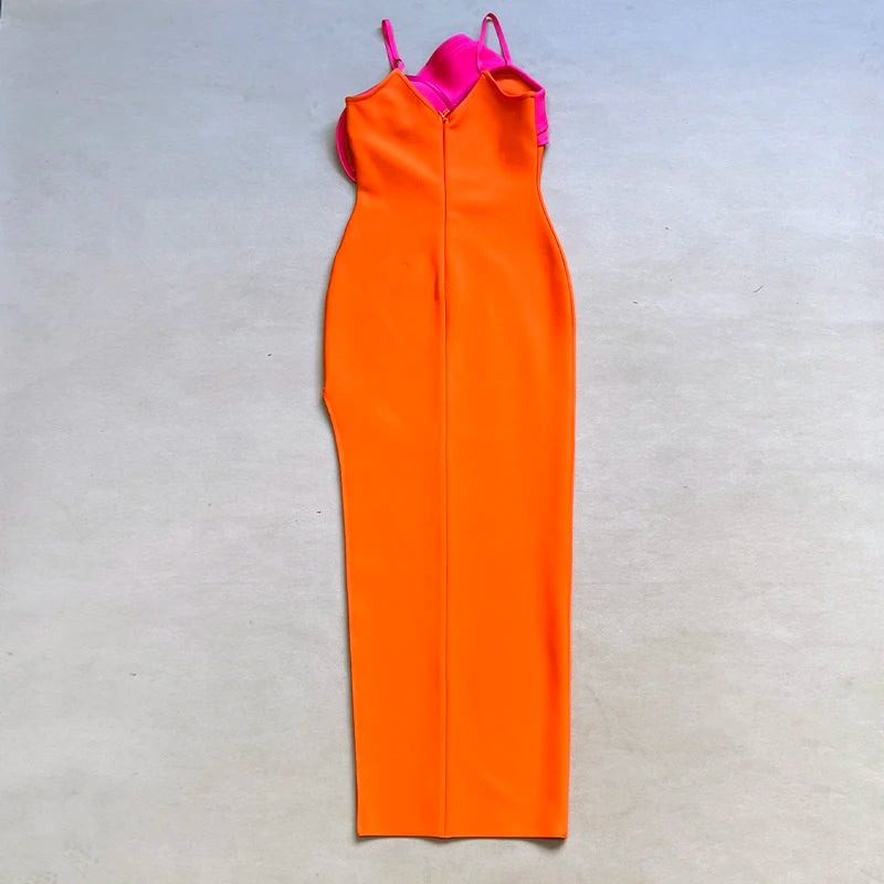 Tangerine Dream Bandage Dress