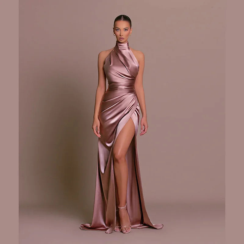 Radiant Satin Night Dress