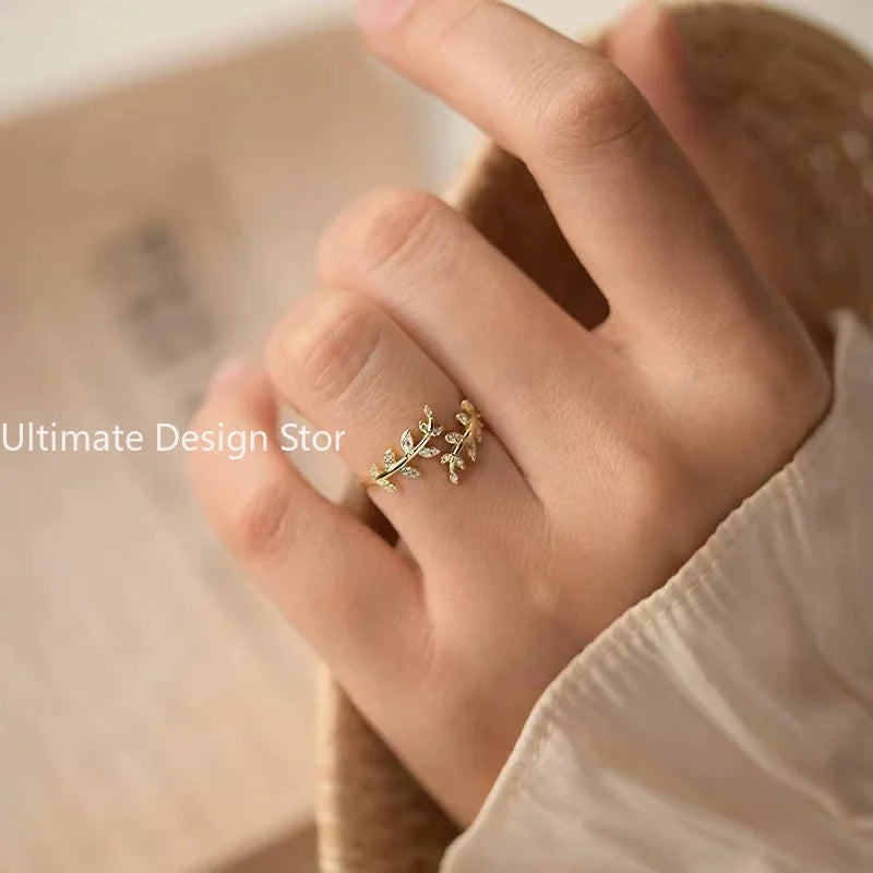 Tree Branch Charm Ring