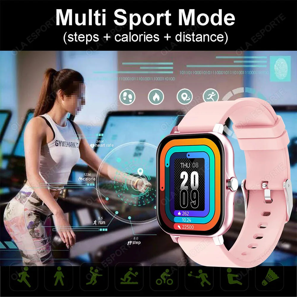 2024 New Smart Watch Men Women Gifts 1.83'' Full Touch Screen Sport Fitness Tracker Smartwatch BT Call Digital smarthwhatch 2024