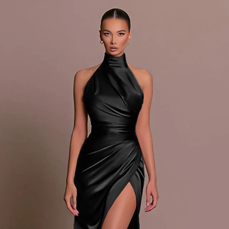 Radiant Satin Night Dress