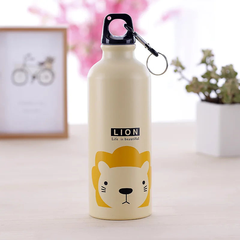 Bolttle Lovely Animals Creative Gift Outdoor Portable SportsCycling Camping Hiking Bicycle School Kids Water Bottle