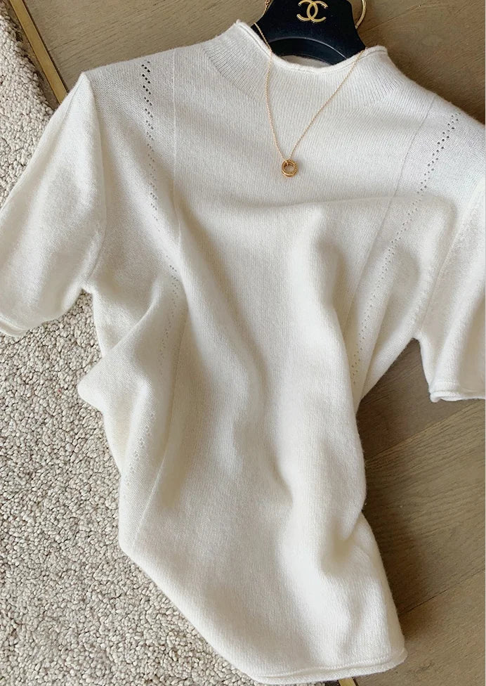 Casual Cotton Knit Pullover