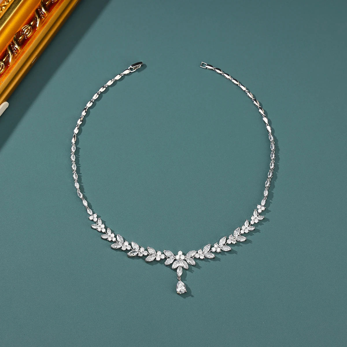 Marquise Cut CZ Necklace