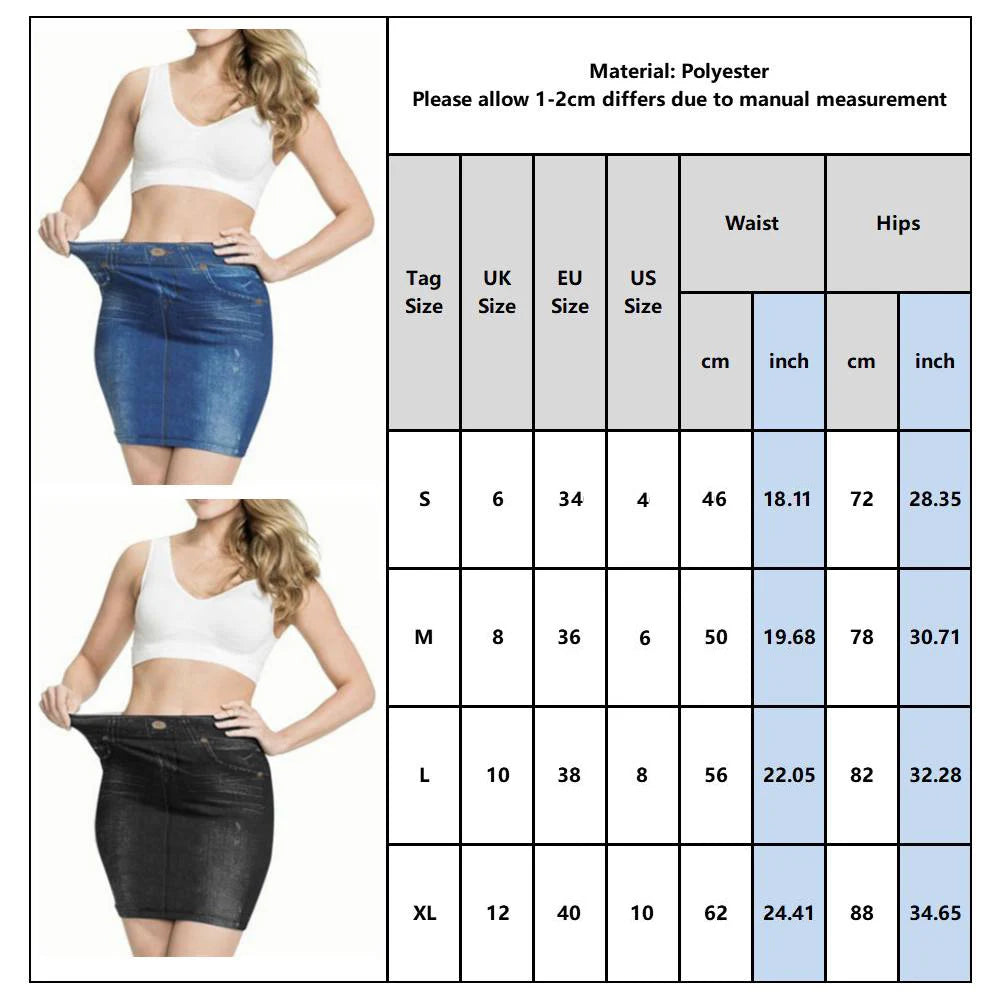 A-LINE High Waisted Denim Women's Skirt For 2024 Summer Elastic Bodycon Slim Hip Mini Dress Korean Fashion Female Clothing