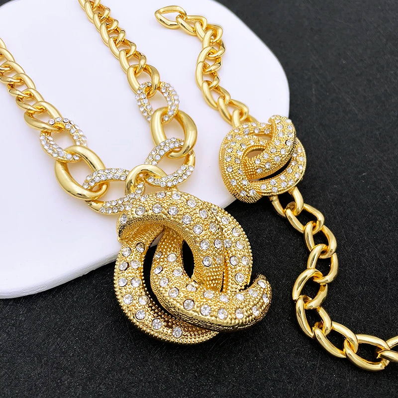 Luxury Gold Jewelry Set