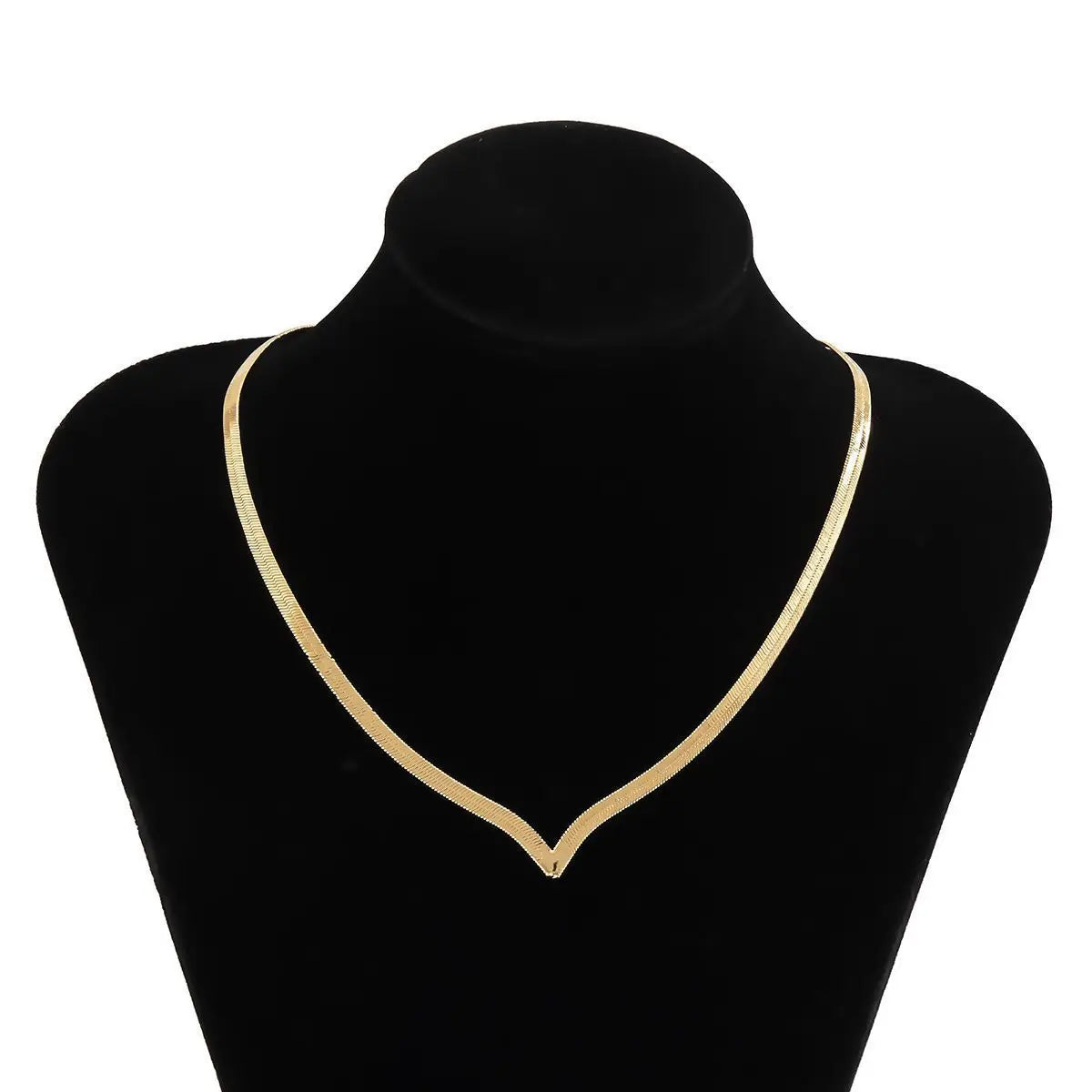 V-Shaped Snake Chain Necklace