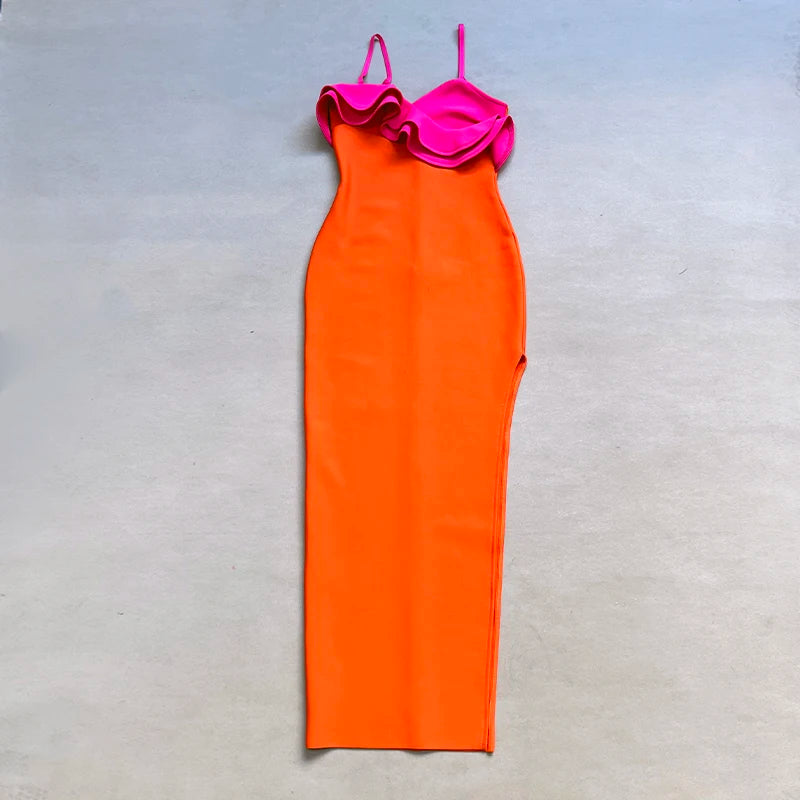 Tangerine Dream Bandage Dress